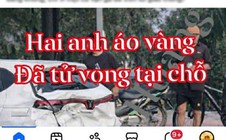 Thông tin 2 CSGT Thanh Hóa tử vong khi đuổi người vi phạm giao thông là sai sự thật