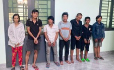 Bắt nhóm 7 người “bay lắc” trong vườn tràm, lộ thêm vụ trộm táo tợn