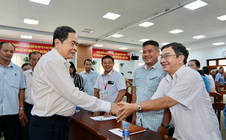 Chủ tịch Quốc hội Trần Thanh Mẫn tiếp xúc cử tri 3 xã vùng ven TPHCM