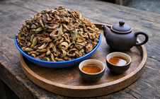 Uống trà trâu cổ làm “khổ” quý ông