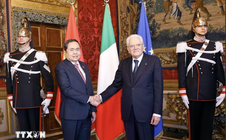 Chủ tịch Quốc hội Trần Thanh Mẫn hội kiến Tổng thống Ý