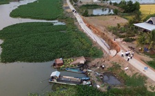 Vụ sạt lở nghiêm trọng ở Tây Ninh: Công trình mới hoàn thành, chưa nghiệm thu