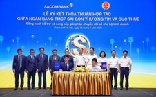 Sacombank hợp tác với Cục Thuế triển khai giải pháp hỗ trợ hàng triệu hộ kinh doanh trên toàn quốc