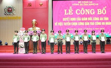 30 nhân viên an ninh hàng không được tuyển vào Công an nhân dân