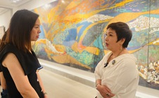 Giới thiệu 12 bức tranh sơn mài khổ lớn của họa sĩ Hiền Nguyễn