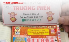 Xuất hiện nguyên cây 160 vé trúng xổ số gây bất ngờ