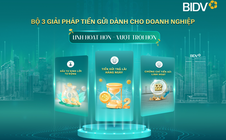 BIDV cung cấp giải pháp tiền gửi vượt trội cho doanh nghiệp