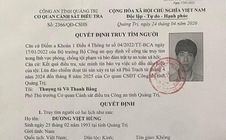 Công an tỉnh Quảng Trị truy tìm người đàn ông có tên Dương Viết Hùng