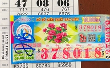 Xổ số miền Nam: 15 vé Bạc Liêu trúng độc đắc đang được đại lý tìm kiếm