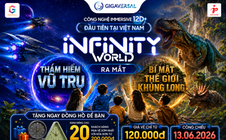 Infinity World ra mắt cùng lúc 2 vũ trụ thị giác mới tại Gigamall