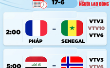 Lịch thi đấu World Cup 2026 hôm nay (17-6): Pháp, Argentina ra quân
