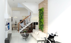 Xây nhà 2,5 tầng ở Sài Gòn với 640 triệu đồng
