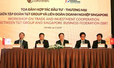 Tập đoàn T&T Group và Liên đoàn Doanh nghiệp Singapore trao đổi cơ hội hợp tác thương mại và đầu tư Tập đoàn T&T Group và Liên đoàn Doanh nghiệp Singapore trao đổi cơ hội hợp tác thương mại và đầu tư
