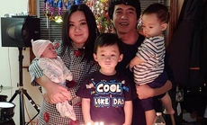 Xuân Mai khoe ảnh 3 con bé bỏng, con gái út giống hệt mẹ lúc nhỏ