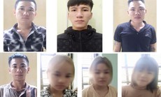 4 nam thanh niên cùng 3 thiếu nữ "bay lắc" ma túy trong quán karaoke