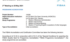 Trường ĐH Mở TP HCM có 4 chương trình đào tạo bậc thạc sĩ đạt chuẩn FIBAA