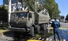 Xe chở quân gặp nạn ở Cộng hòa Nhân dân Donetsk tự xưng