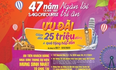 Lữ hành Saigontourist tri ân khách hàng hơn 170 tour ưu đãi
