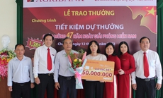 Agribank Tiền Giang trao thưởng gần 1,4 tỉ đồng cho 997 khách hàng may mắn