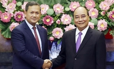 Chủ tịch nước tiếp Đại tướng Hun Manet, Phó Tổng tư lệnh Quân đội Hoàng gia Campuchia