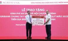 Agribank tặng 1 tỉ đồng cho Quỹ vì người nghèo TP HCM