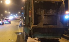 Người đàn ông đuổi đánh ghen bị xe chở rác cán tử vong