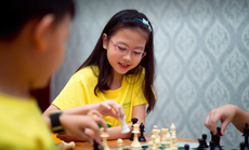 250 kỳ thủ nhí tranh tài tại cúp cờ vua Siêu tốc Bá Vương