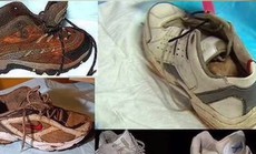 Bí ẩn những bàn chân người mang giày dạt vào bãi biển