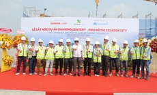Gamuda Land hoàn thành cắt nóc Diamond Centery đúng tiến độ.