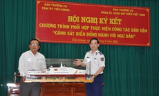 Nhiều chương trình phối hợp giữa Cảnh sát biển Việt Nam với tỉnh Tiền Giang