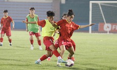 U20 nữ Việt Nam làm quen sân thi đấu Giải U20 nữ Asian Cup