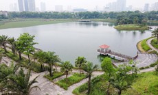 Cận cảnh 2 dự án công viên hồ điều hòa "nằm im" sau nhiều năm