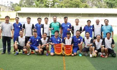 Giao lưu bóng đá giữa Báo Người Lao Động và Công đoàn Tập đoàn Cao su Việt Nam