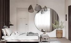 Vị trí đặt gương tạo điểm nhấn cho không gian nội thất