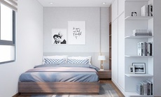 Cách bố trí giường lớn cho phòng ngủ nhỏ