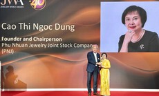 Bà Cao Thị Ngọc Dung là một trong 40 biểu tượng xuất sắc nhất ngành kim hoàn thế giới