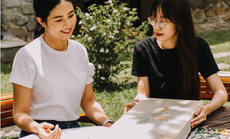 Hoa hậu Ngọc Hân du hành nghệ thuật cùng các họa sĩ trẻ