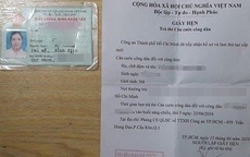 Không được bay vì chứng minh nhân dân bị cắt góc