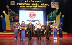 C.P Việt Nam đạt thương hiệu vàng nông nghiệp