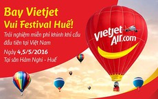 Bay Vietjet vui Festival Huế