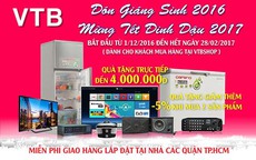 VTBShop ưu đãi cuối năm