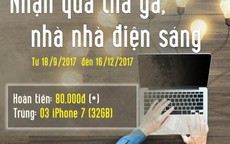 Cơ hội nhận iPhone 7 khi thanh toán hóa đơn tiền điện qua VPBank Online