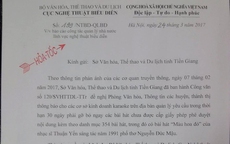 Vụ cấm ca khúc “Màu hoa đỏ”: Sở VH-TT-DL Tiền Giang phải giải trình