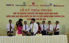 BIDV và Kho bạc Nhà nước ký kết Thỏa thuận phối hợp thu Ngân sách Nhà nước tại Hà Nội