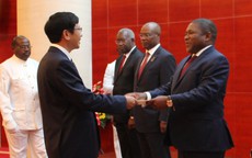 Cận cảnh Đại sứ Việt Nam trình Quốc thư lên Tổng thống Mozambique