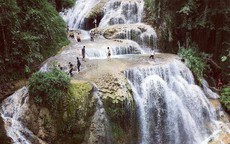 'Phát sốt” với thác nước đẹp như tiên cảnh ngay gần Hà Nội