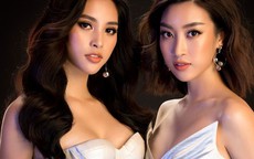 Hoa hậu Tiểu Vy diện váy hở, đọ dáng cùng Đỗ Mỹ Linh
