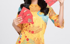Những mẫu áo dài tuyệt sắc để du xuân Kỷ Hợi
