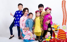 Gia đình Lý Hải - Minh Hà rực rỡ đón Xuân