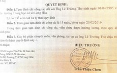 Thầy giáo bị "tố" đánh vẹo cột sống học sinh lên tiếng